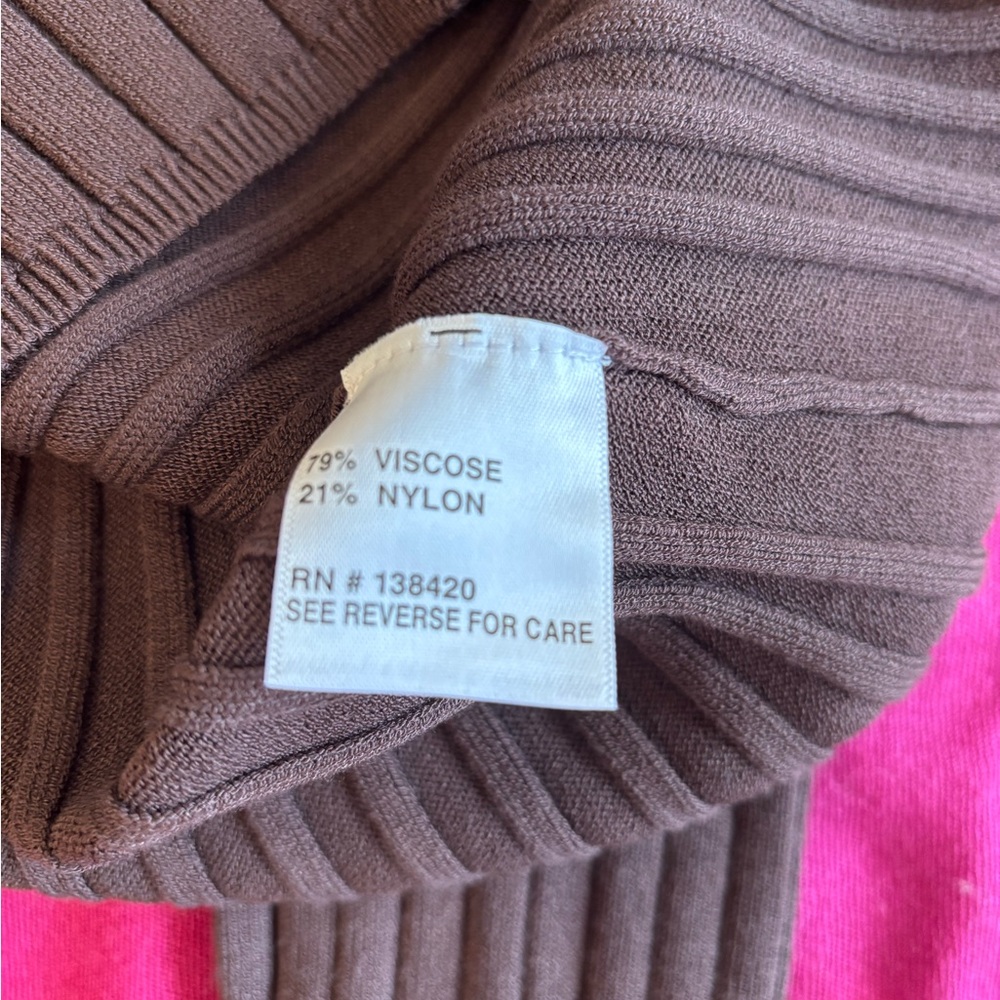 NWT Brown Etcetera Sweater Size M - Picture 9 of 9
